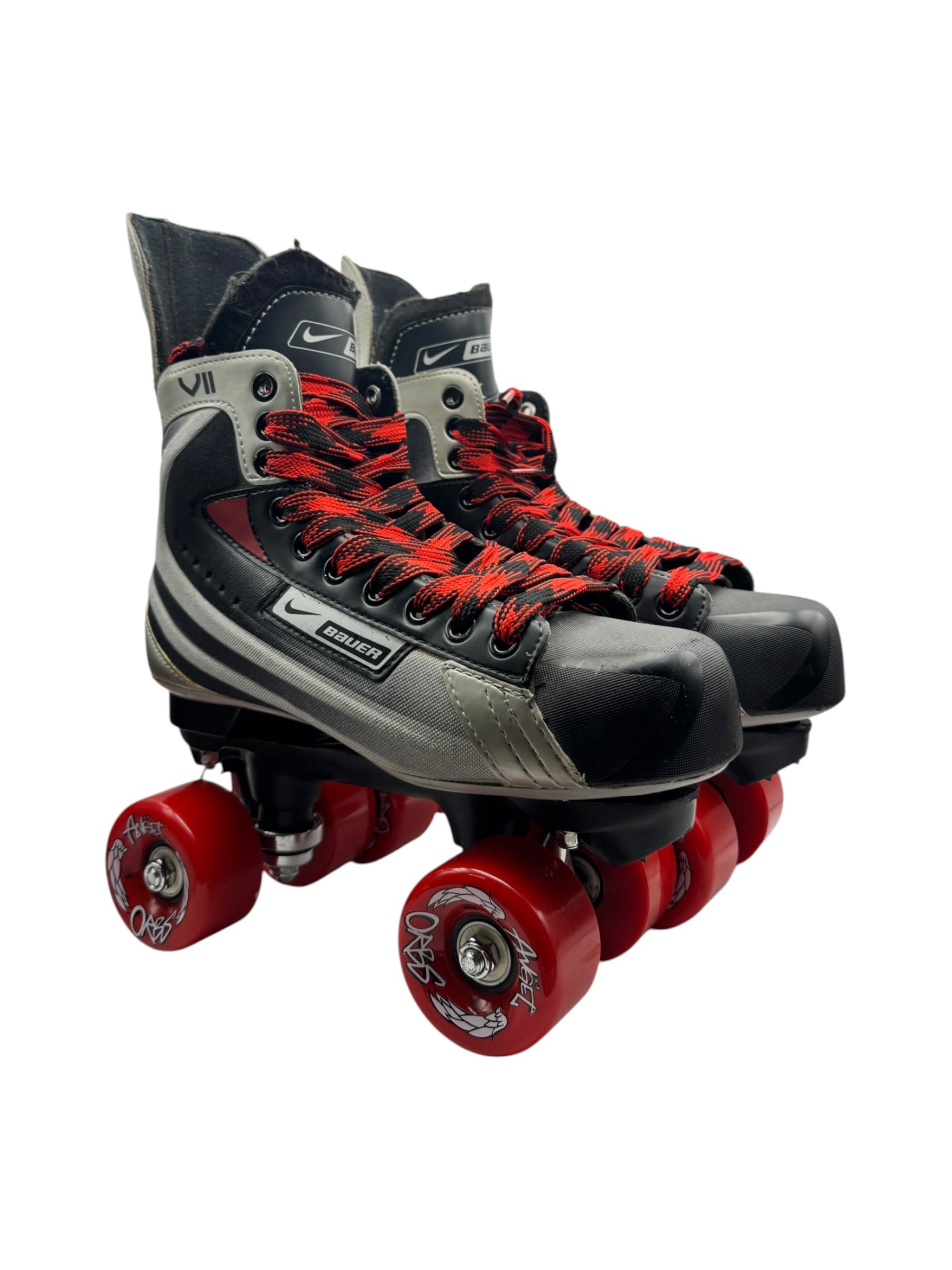 Renewed UK7 Nike bauer VII quad Rollerskates full build
