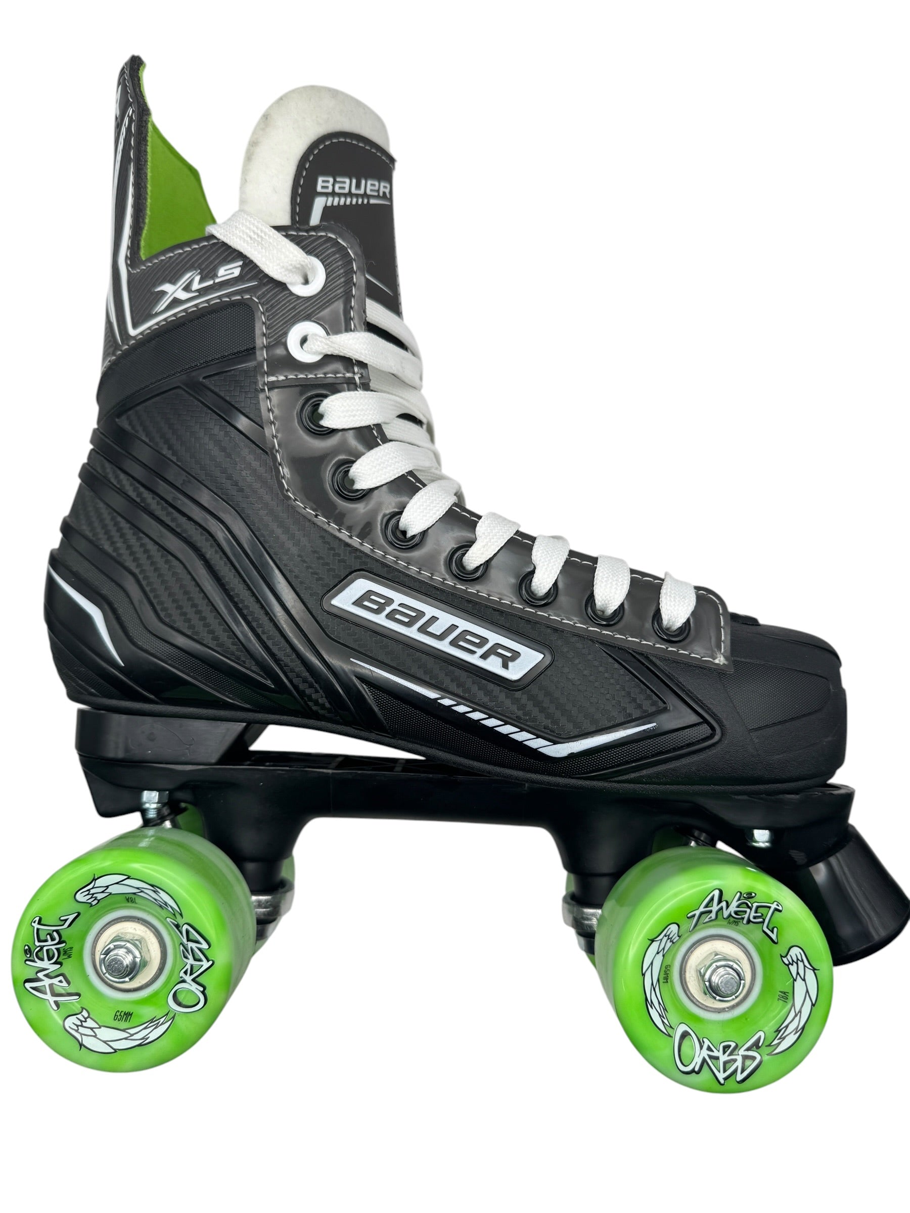 Renewed UK7.5 Bauer XLS quad Roller-skates full build
