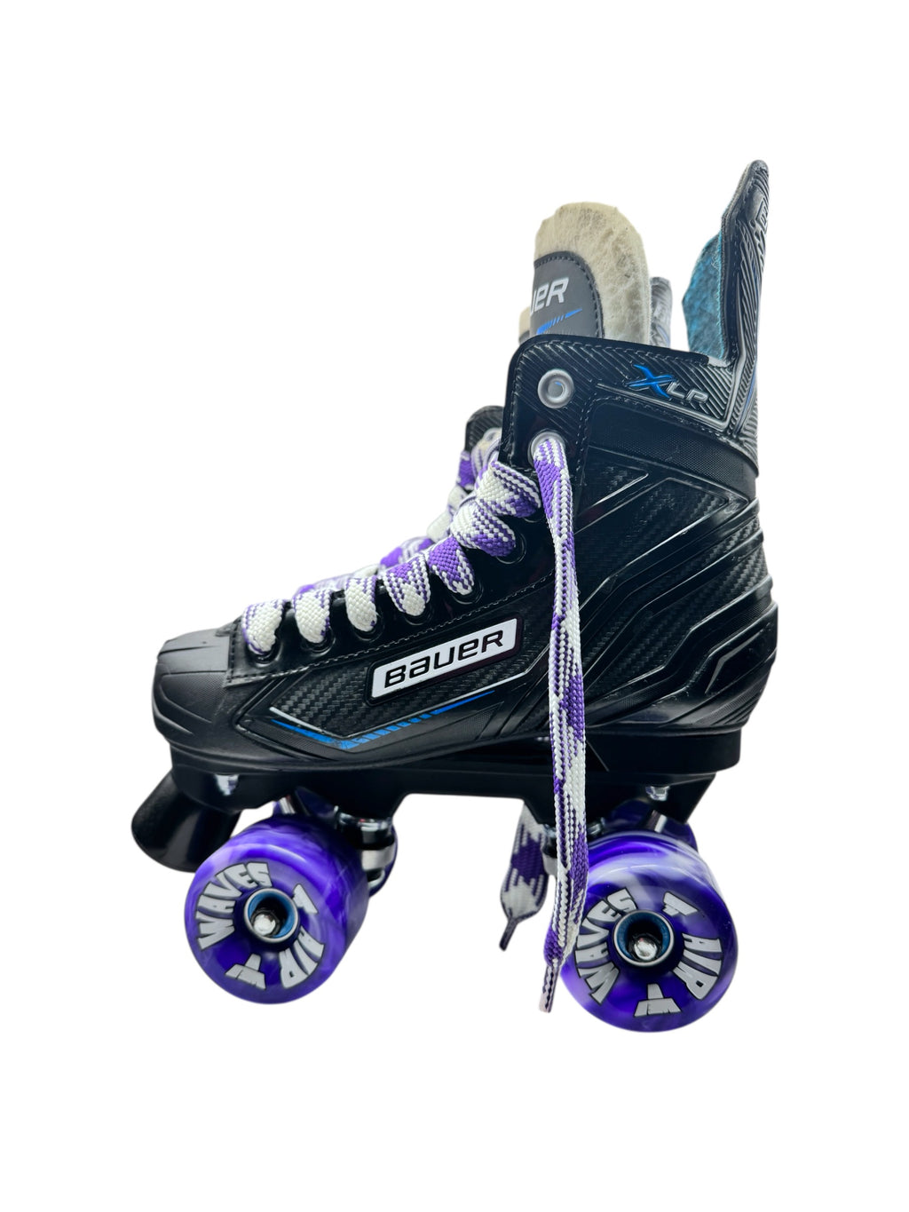 Renewed UK5 Bauer XLP Quad Rollerskates full build