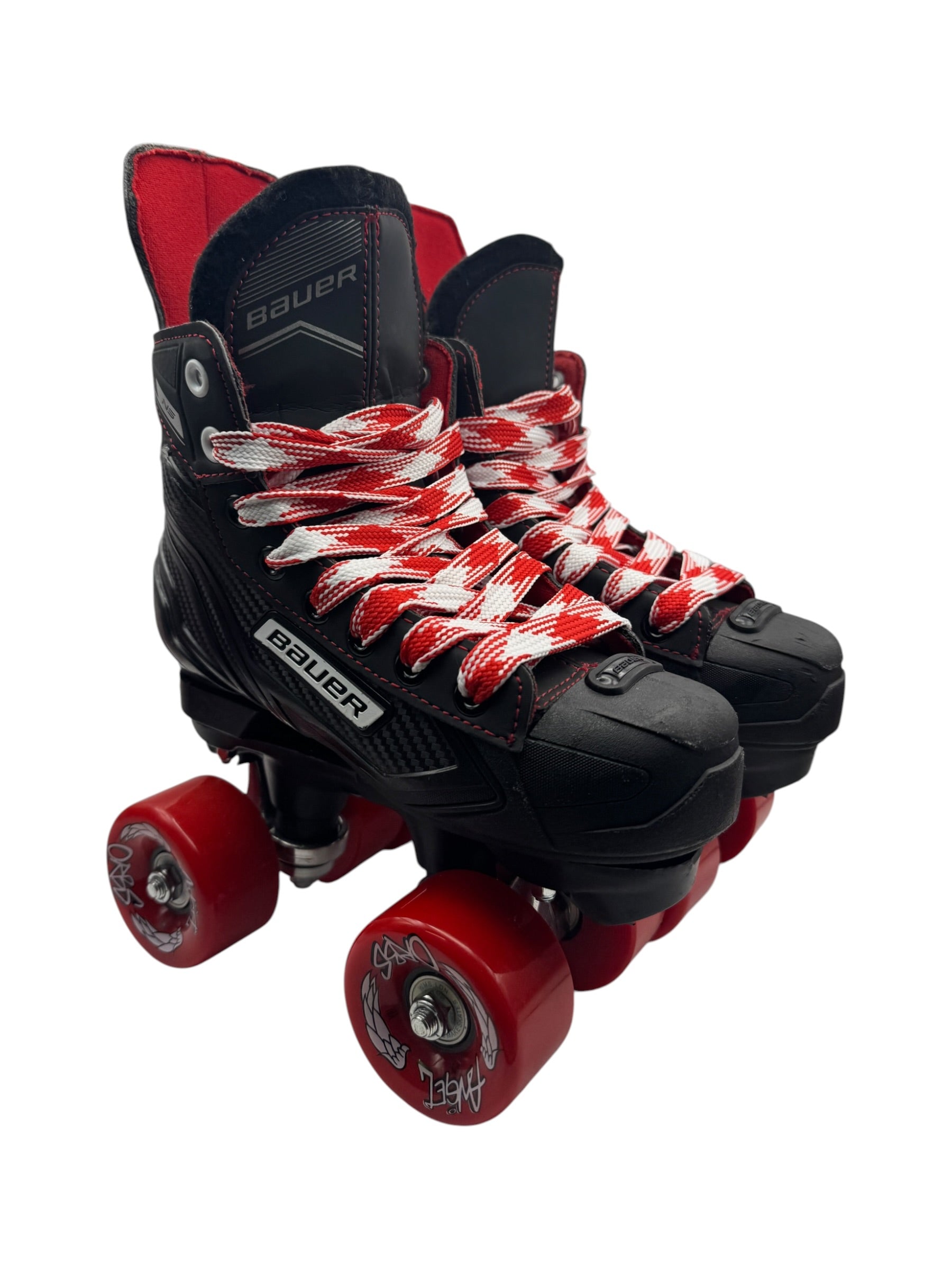 Renewed UK2.5 Bauer NS quad Roller-skates full build