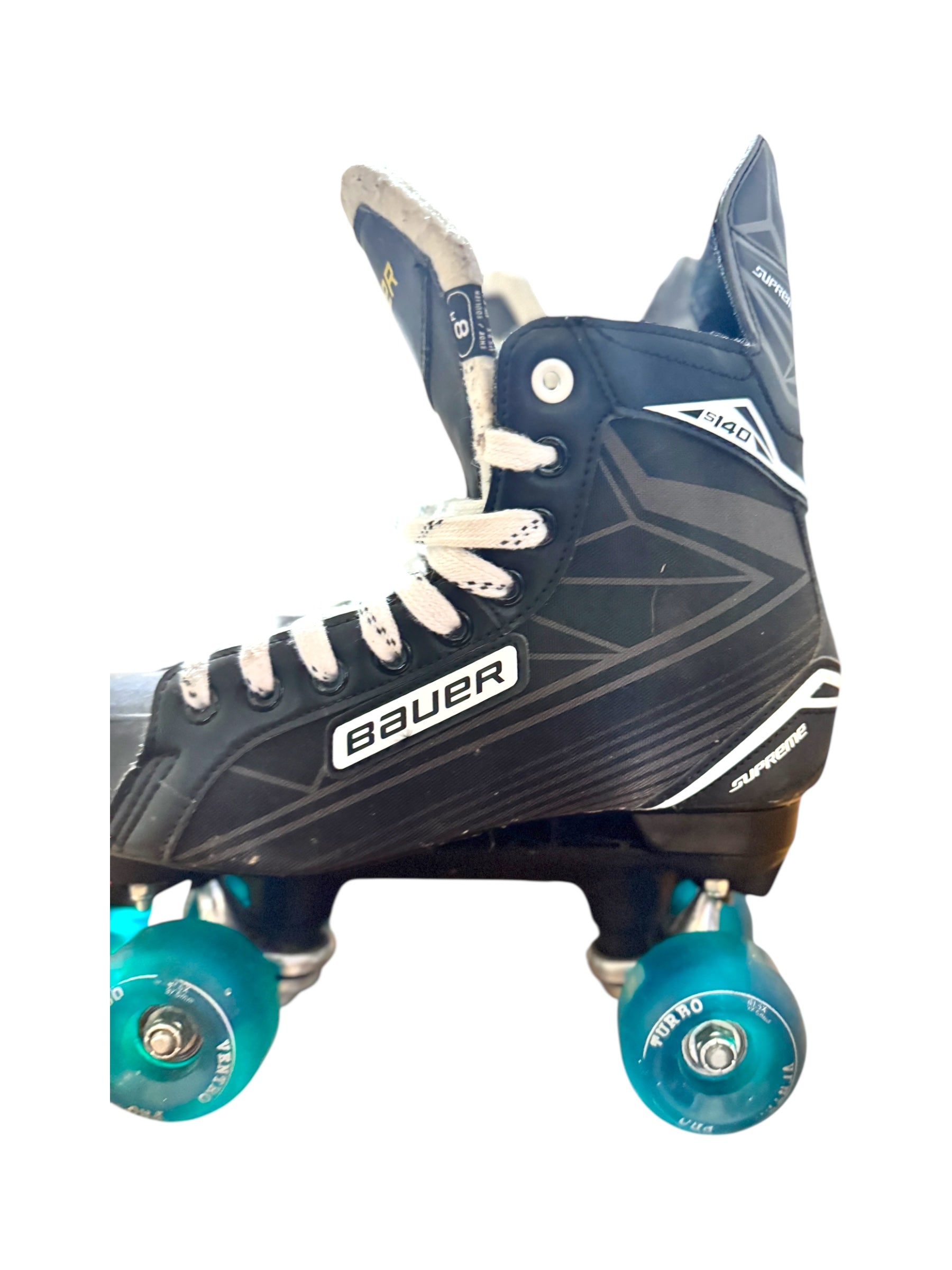 Renewed UK8 Bauer supreme s140 quad Rollerskates full build
