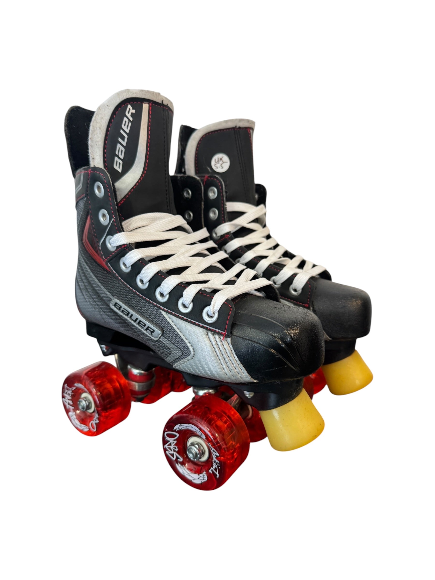 Renewed UK5.5 Bauer vapour X quad Roller-skates full build