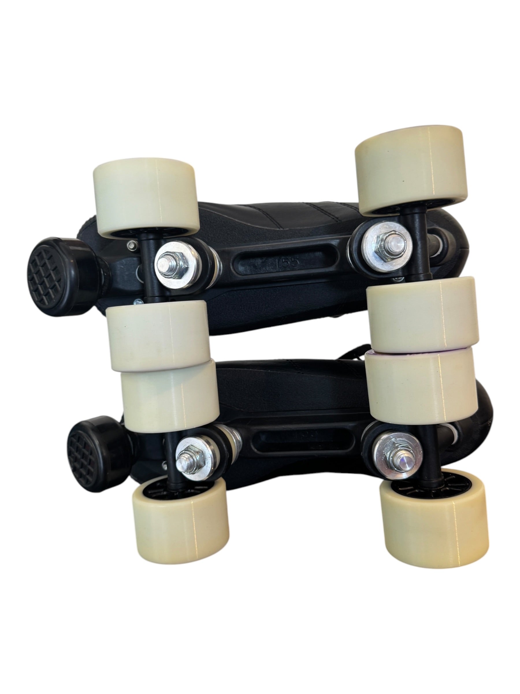 Renewed Bont Prostar Quadstar Roller Derby Skates UK 5 EU 38 Black Silver