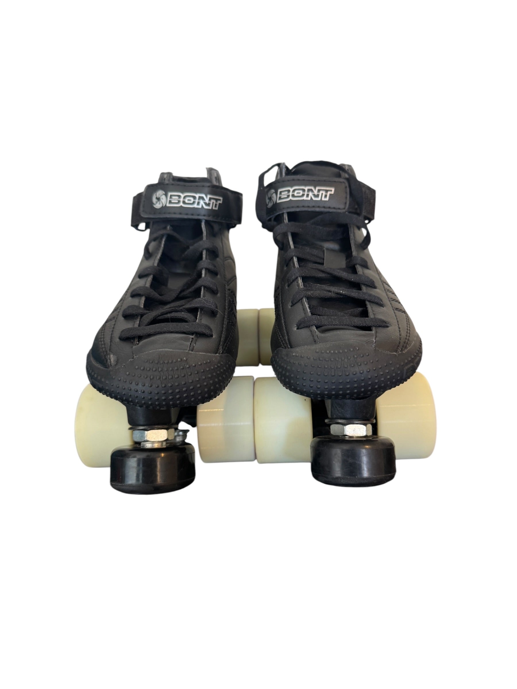 Renewed Bont Prostar Quadstar Roller Derby Skates UK 5 EU 38 Black Silver