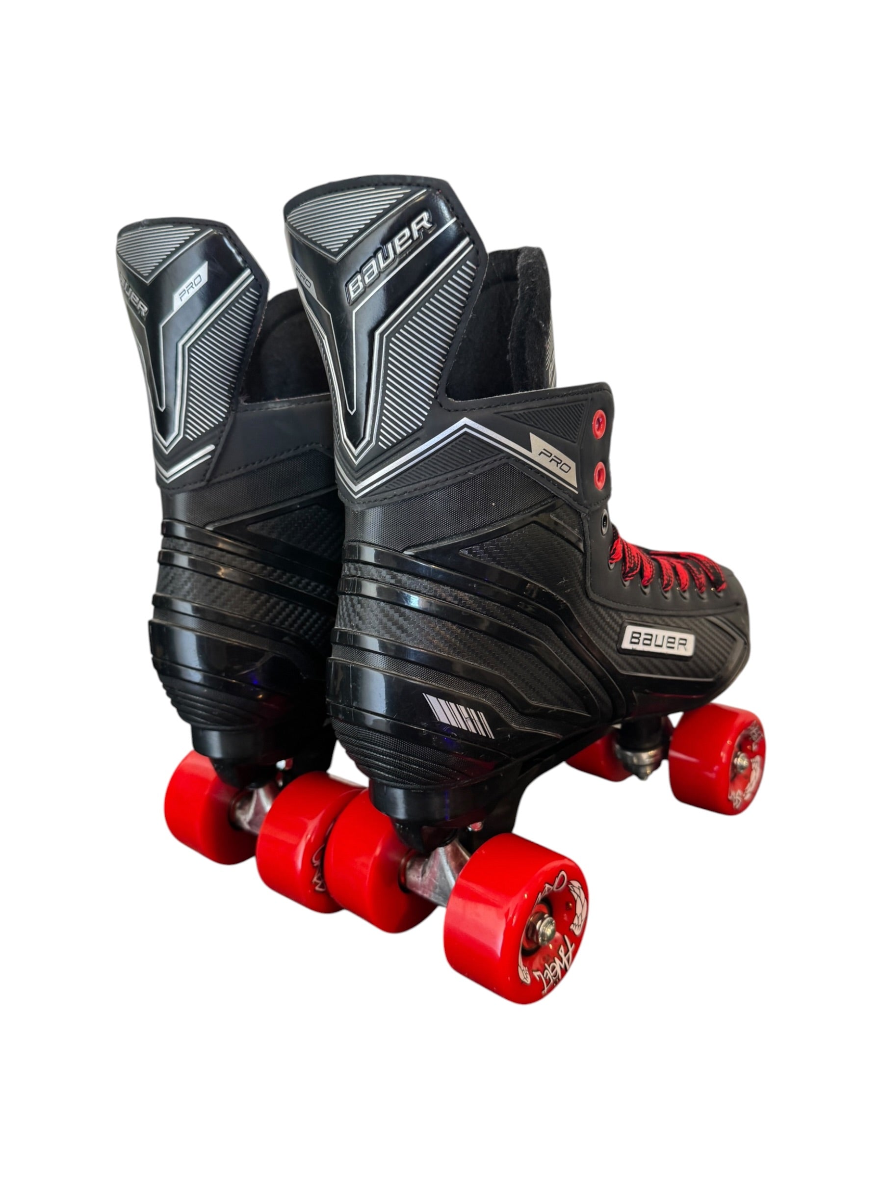 Renewed UK12.5 Bauer NS Pro quad Roller-skates full build