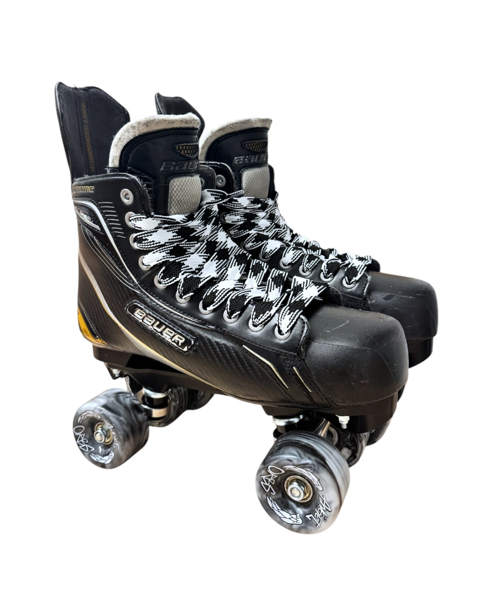 Renewed UK10 EE Bauer supreme one20 quad Rollerskates fullbuild