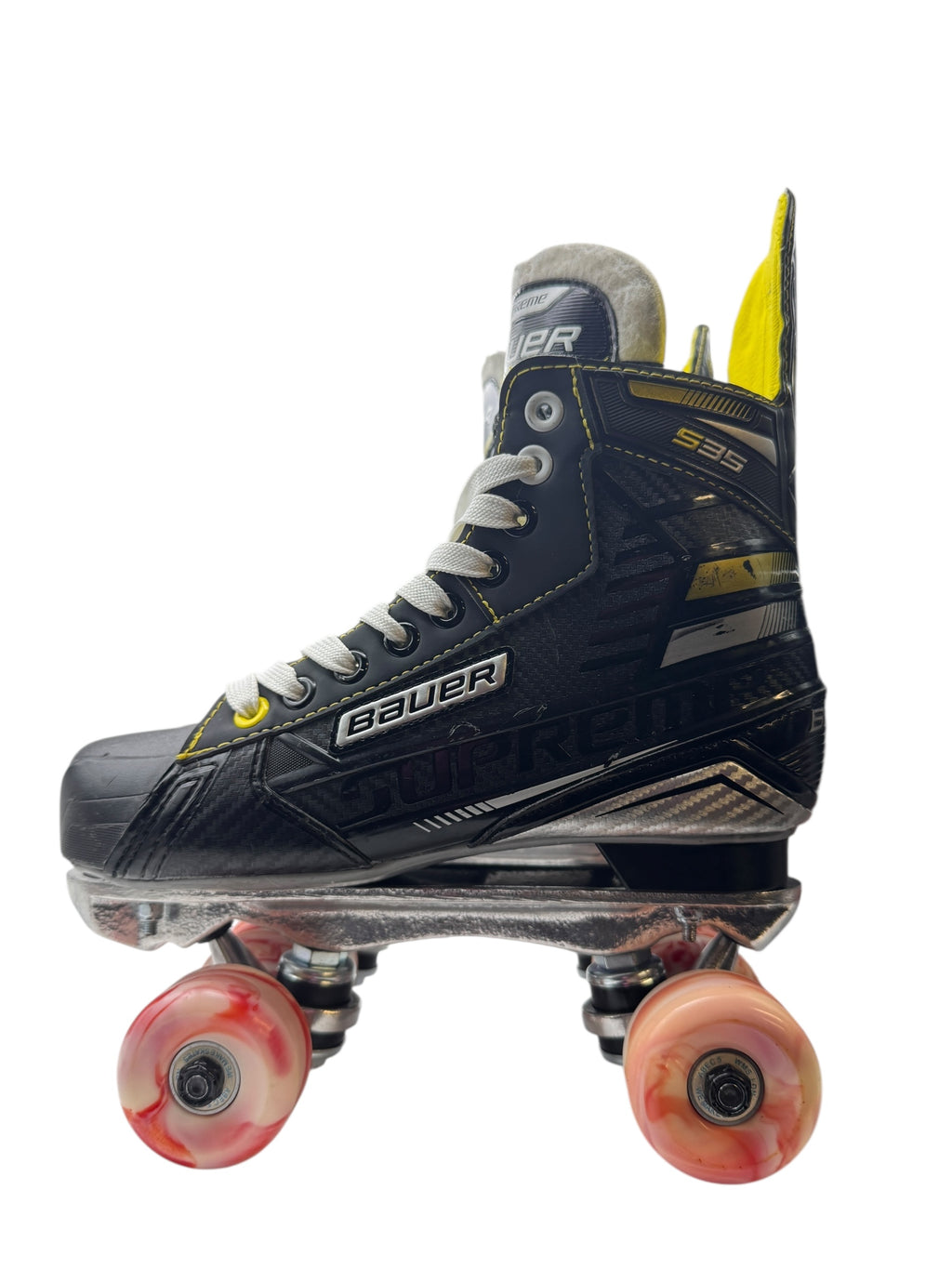 Renewed UK5 Bauer supreme S35 Quad custom built rollerskates