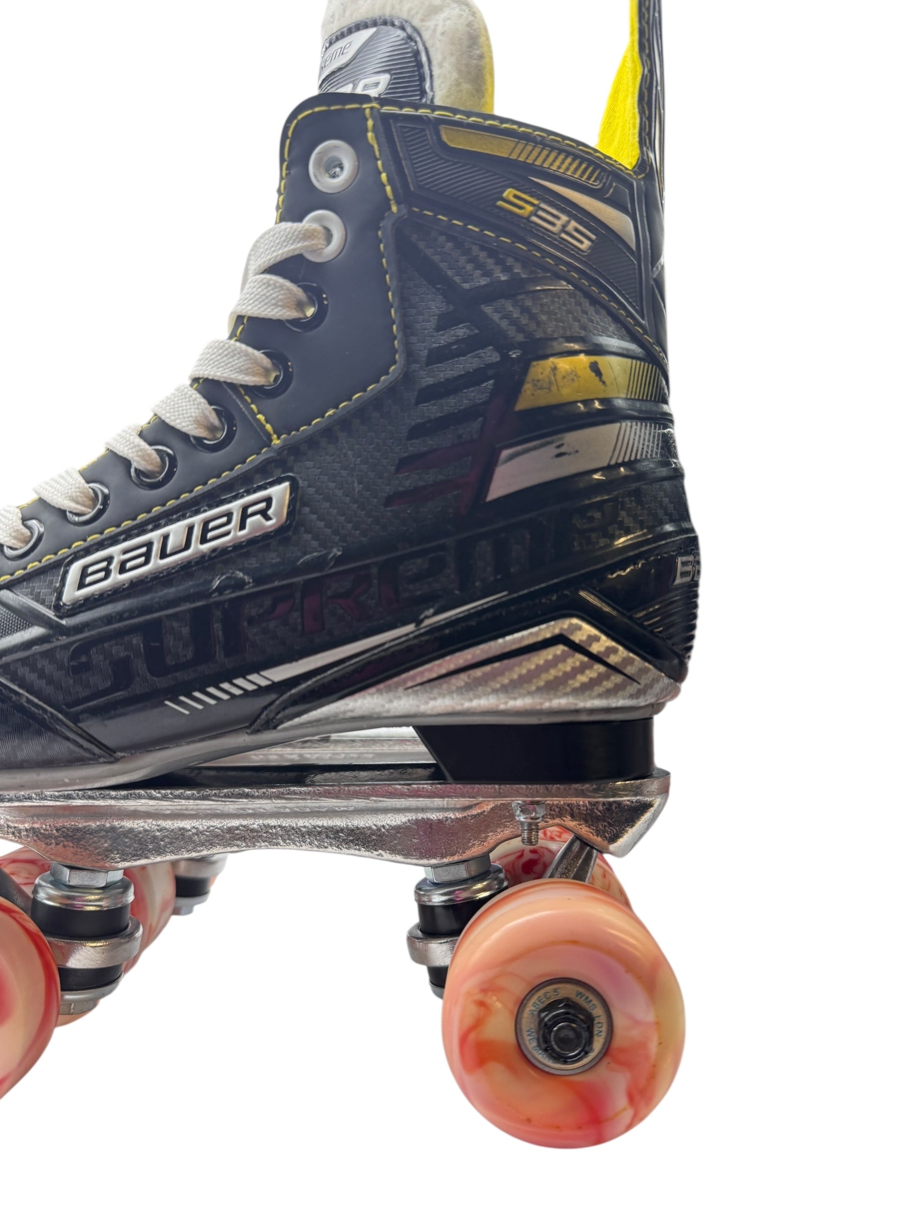 Renewed UK5 Bauer supreme S35 Quad custom built rollerskates