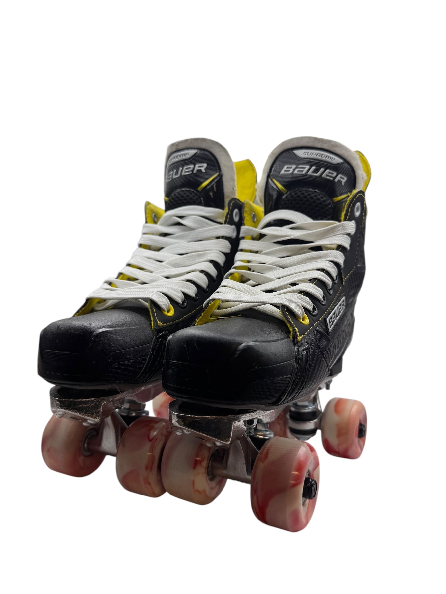 Renewed UK5 Bauer supreme S35 Quad custom built rollerskates