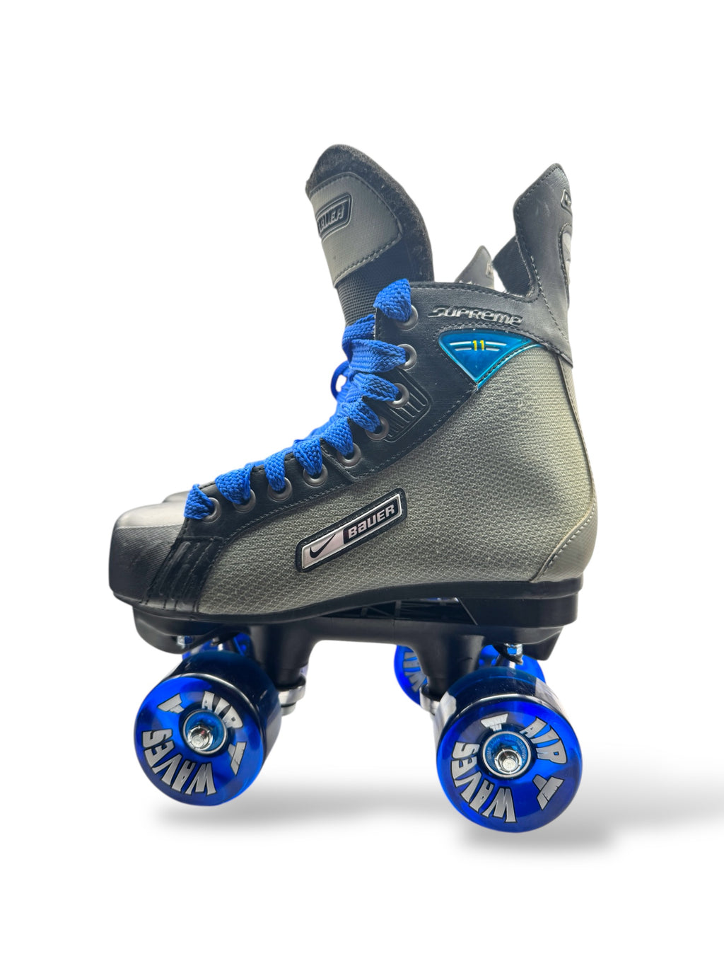 Renewed UK5 Nike Bauer supreme 11 Quad Rollerskates full build