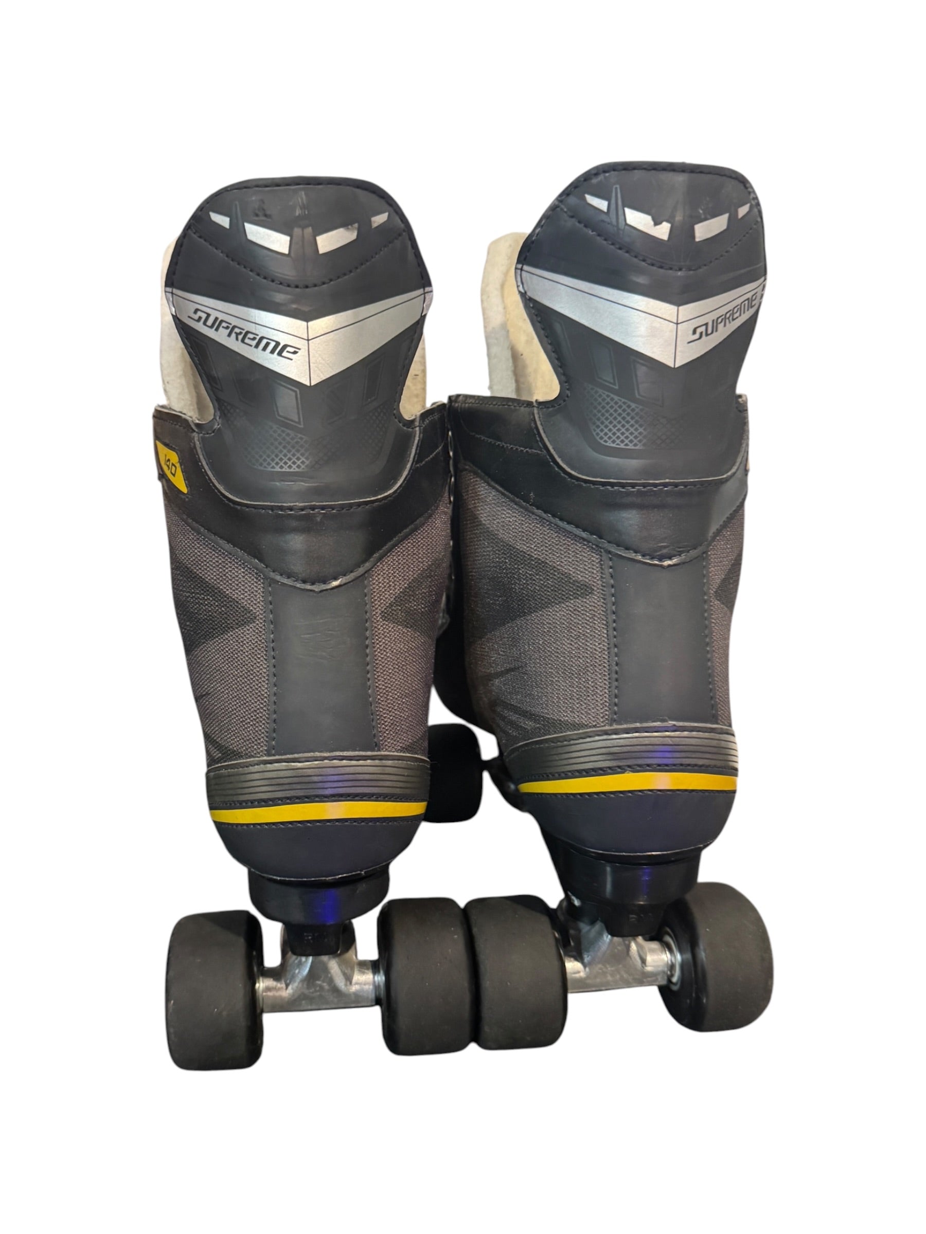 Renewed UK12.5 Bauer 140 quad Roller-skates full build