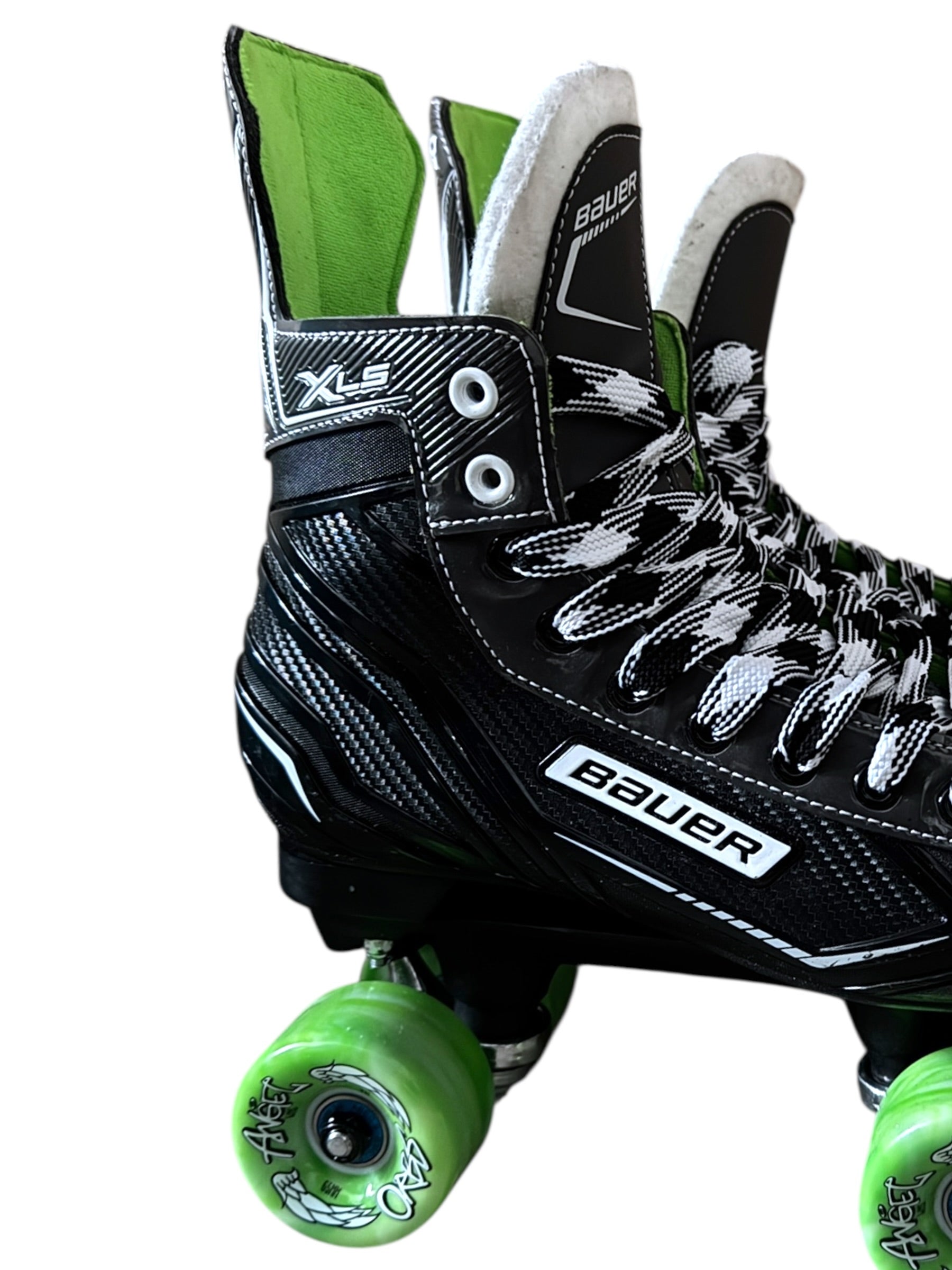 Renewed UK8 Bauer XLS quad Rollerskates full build