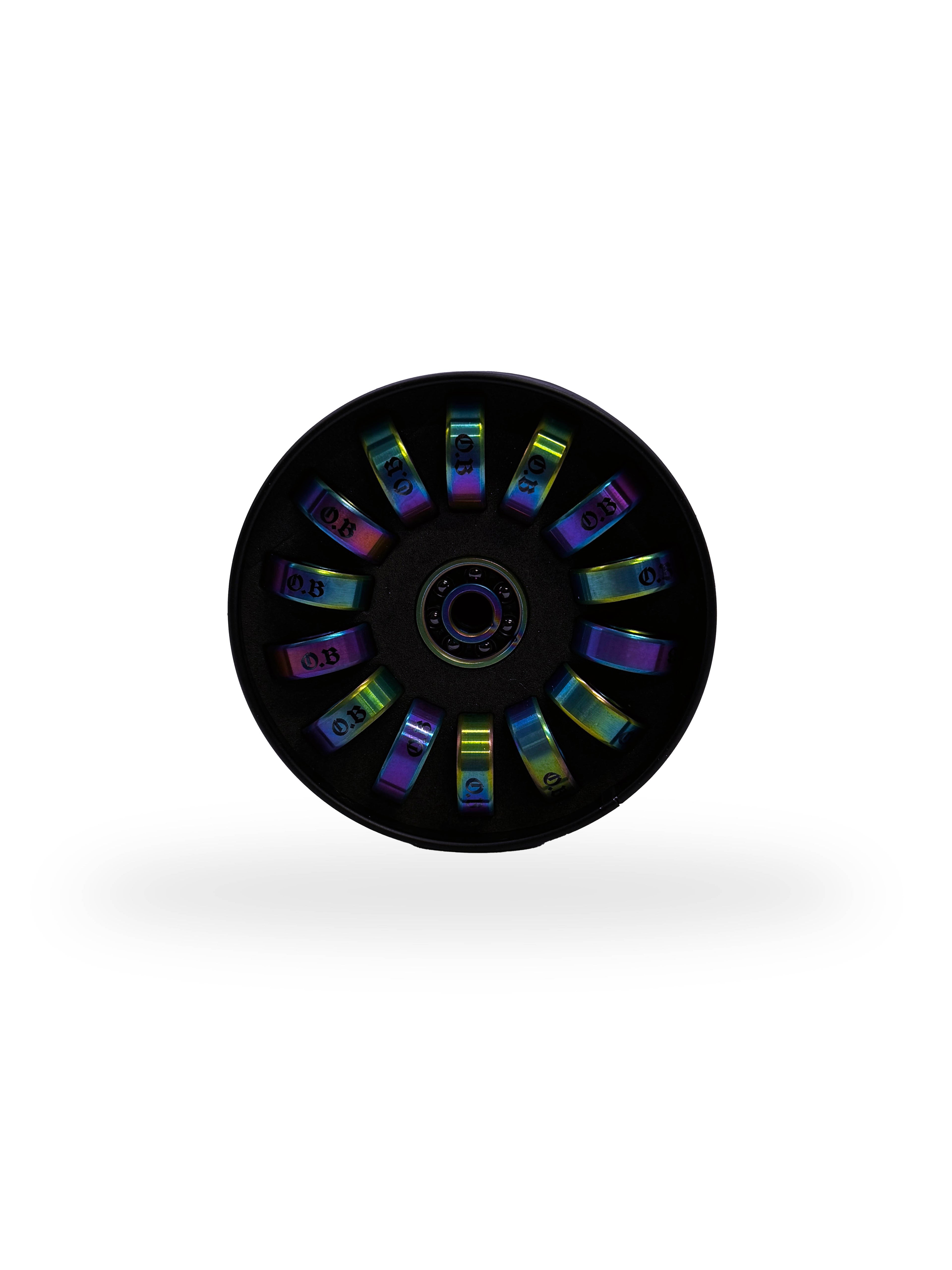 Orbital Black Bearings – Titanium Ceramic High-Speed (16 Pack)