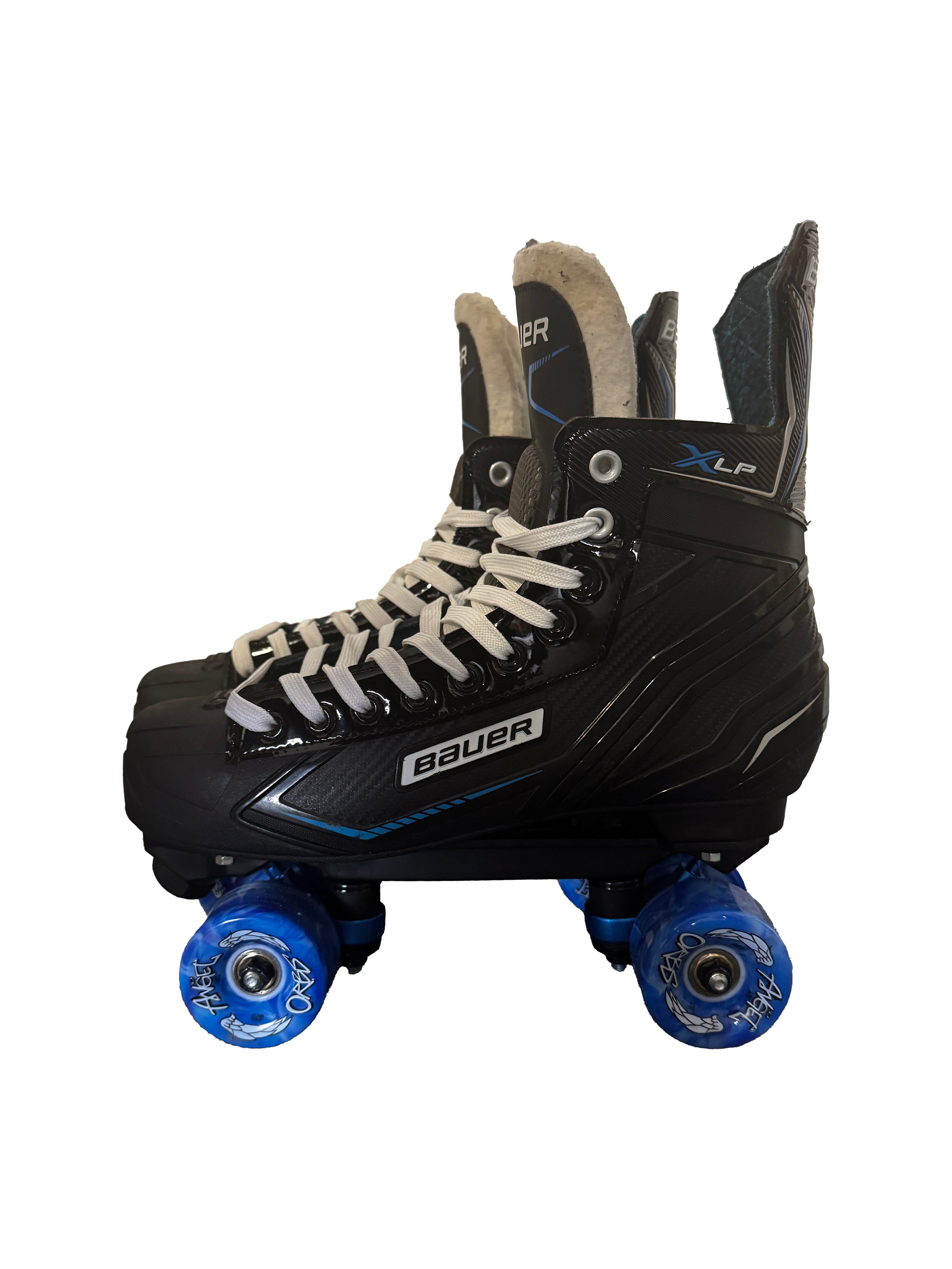 Renewed UK12 Bauer XLP Quad Rollerskates