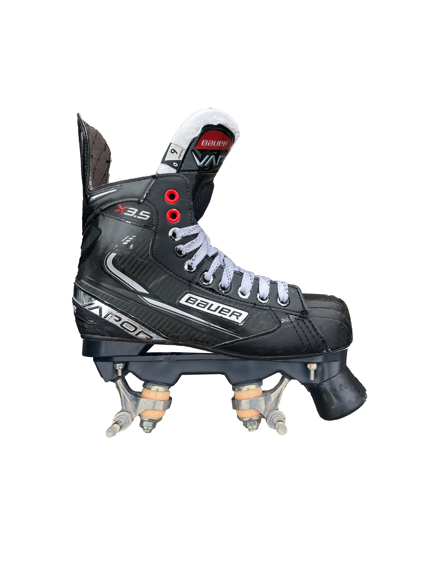 UK6 Bauer X3.5 Vapours Quad Roller skates Custom Built