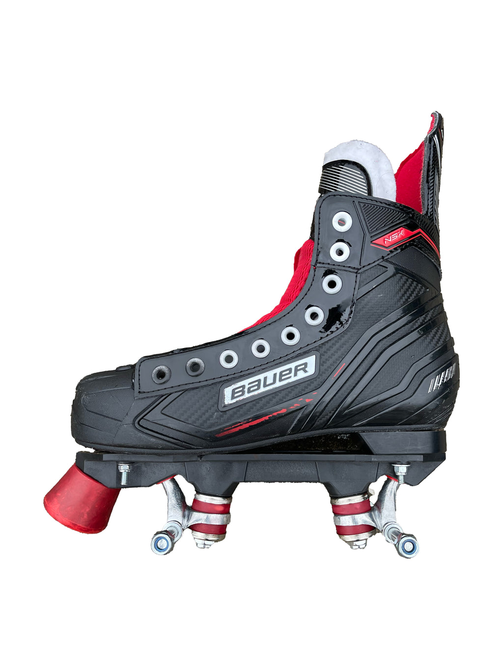 UK11 Bauer NSX Quad Roller skates