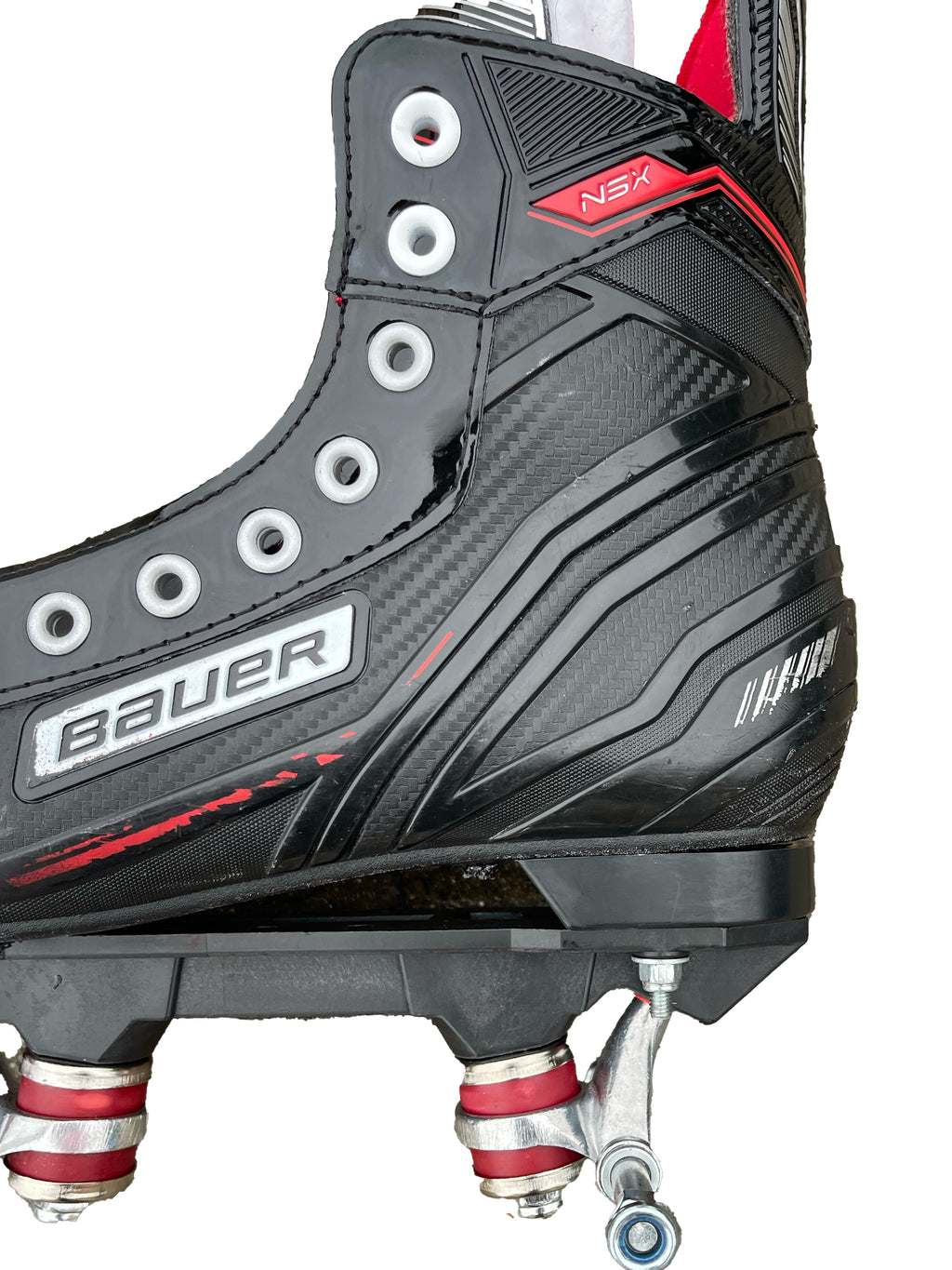 UK11 Bauer NSX Quad Roller skates