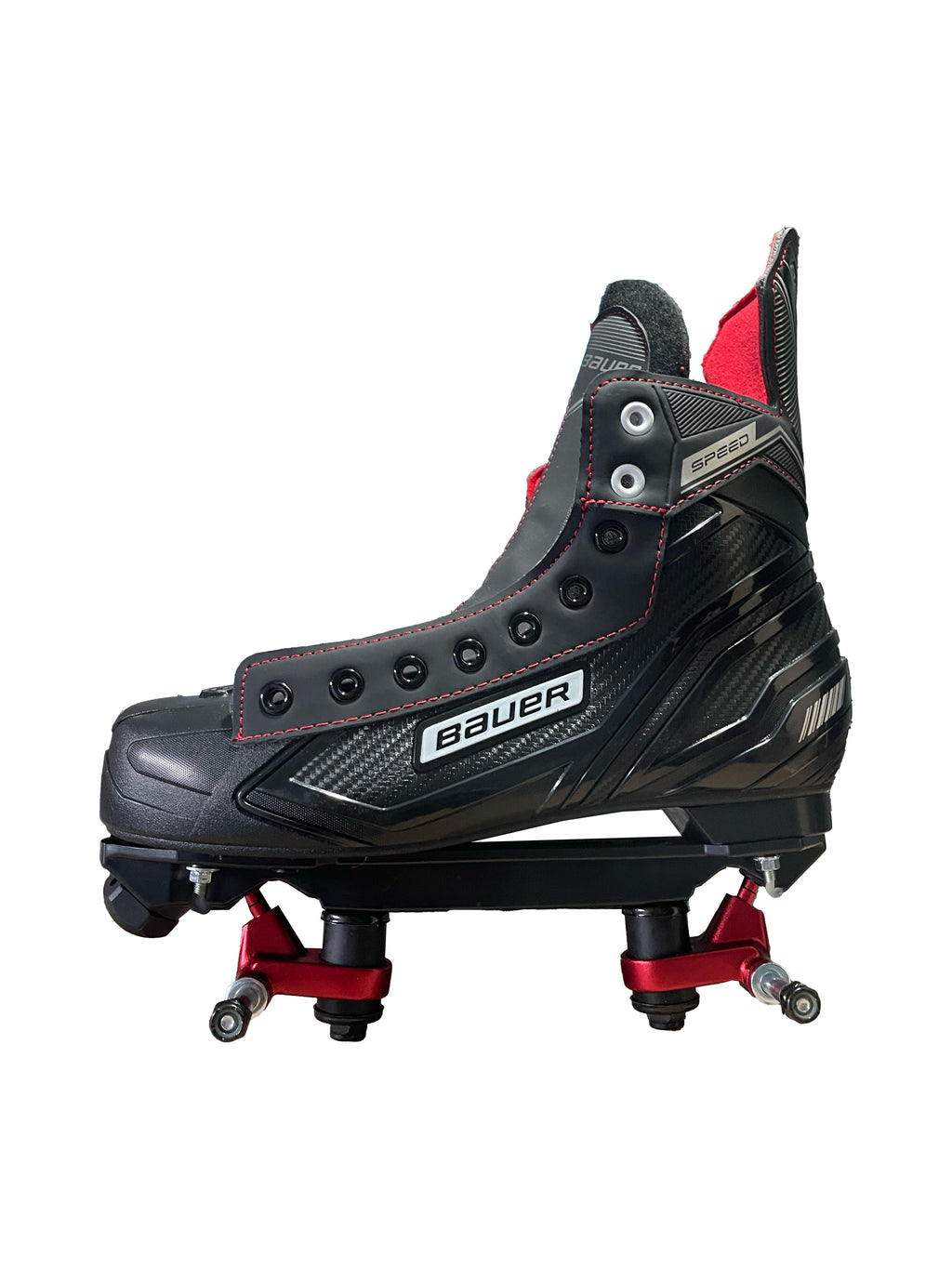 Renewed UK8 Bauer SPEED Quad Roller Skates