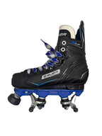 Renewed UK4 Bauer XLP Quad Roller skates Blue Plate