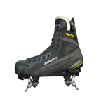 Renewed UK12 Bauer Supreme 140 Quad custom built rollerskates
