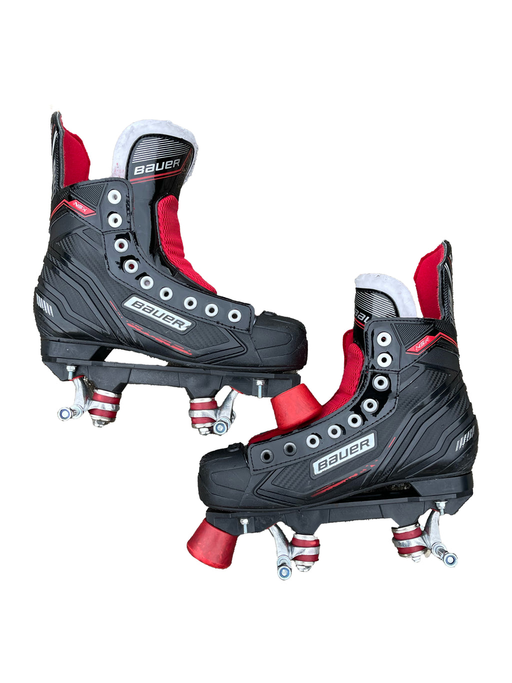UK11 Bauer NSX Quad Roller skates