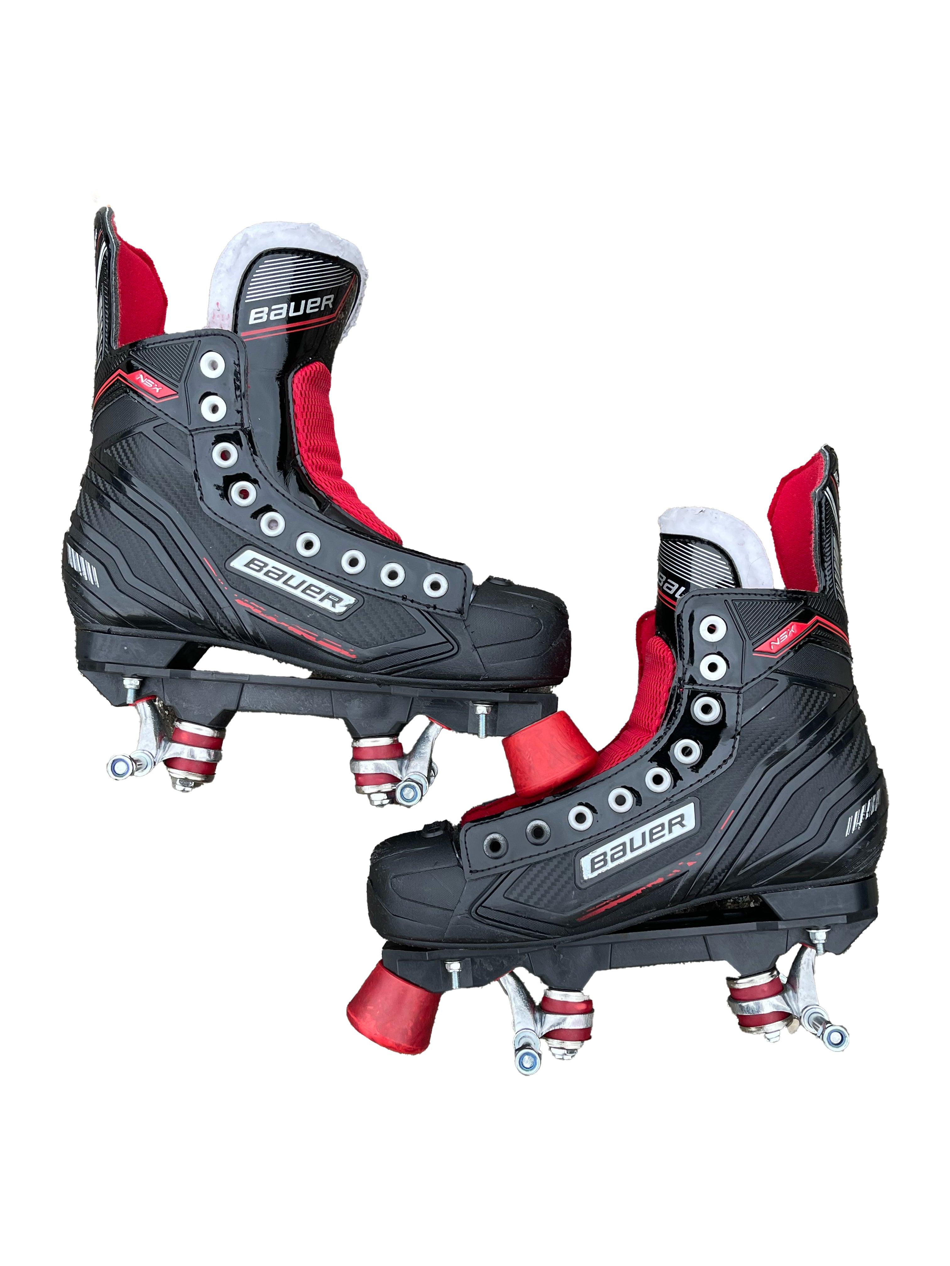 UK11 Bauer NSX Quad Roller skates